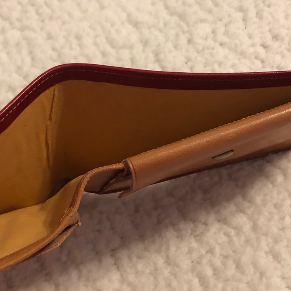 Vintage Italian Leather 3 Piece Set Red Leather - Picture 16 of 16